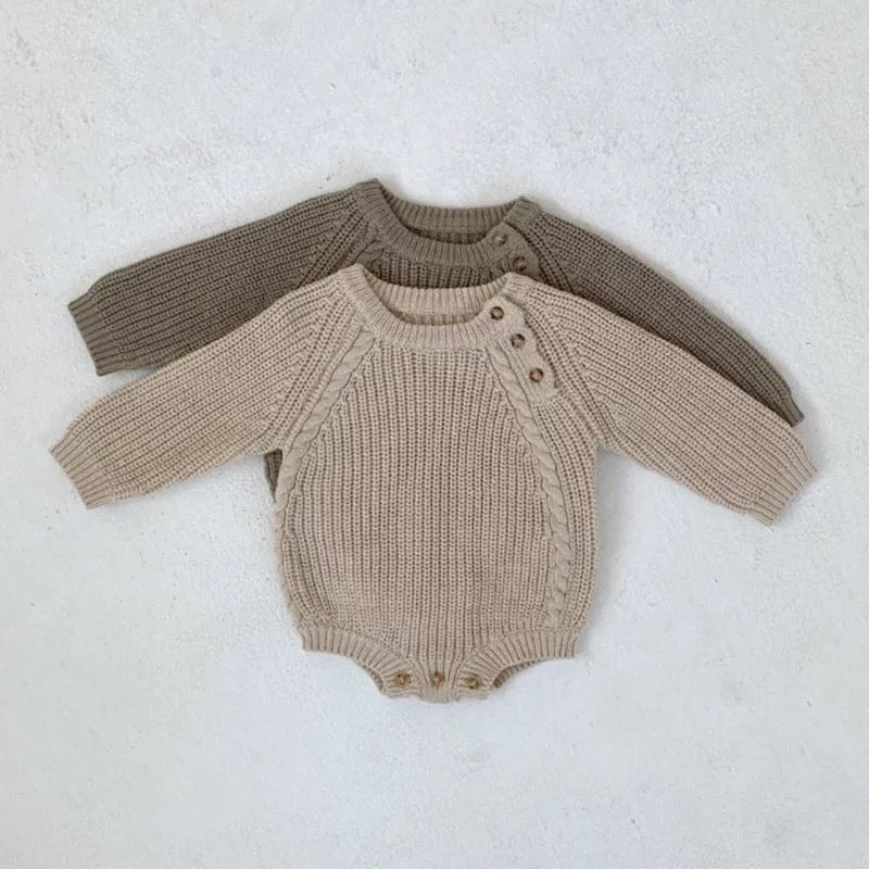 knitted “Alex” Romper – Tiny&TotsShop